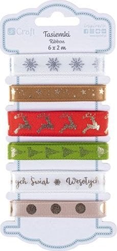 Dalprint Tasiemki DPCRAFT 6 x 2m Jolly Christmas