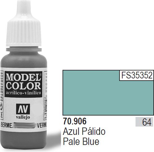 Vallejo Farba Nr64 Pale Blue Matt 17ml - 70906