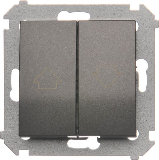 Kontakt-Simon Przycisk żaluzjowy Simon 54 antracyt (DZP1W.01/48)