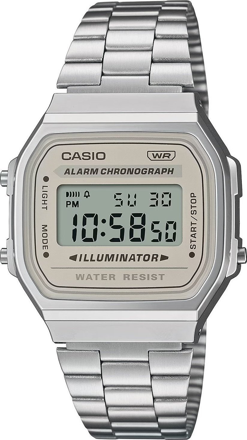 Zegarek Casio Zegarek dla dzieci Casio A168WA-8AYES srebrny
