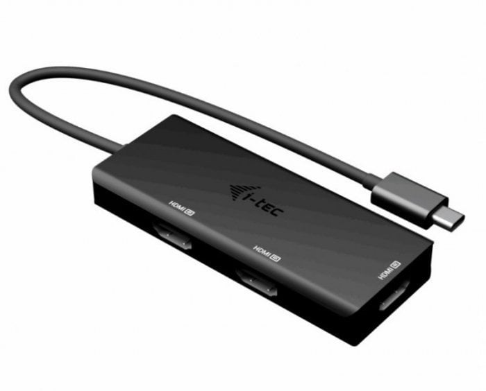 I-TEC USB-C Dual 4K/60Hz single 8K/30Hz HDMI Video Adapter 2x HDMI Port