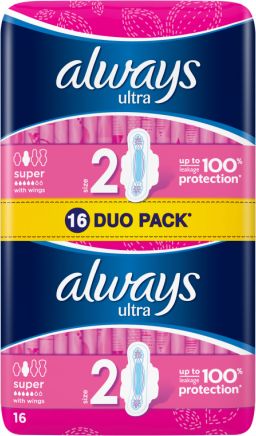 Always Ultra Super Duo 16 szt.