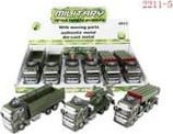 Samochody ciezarowe metal 6 sztuk art. 2211-5