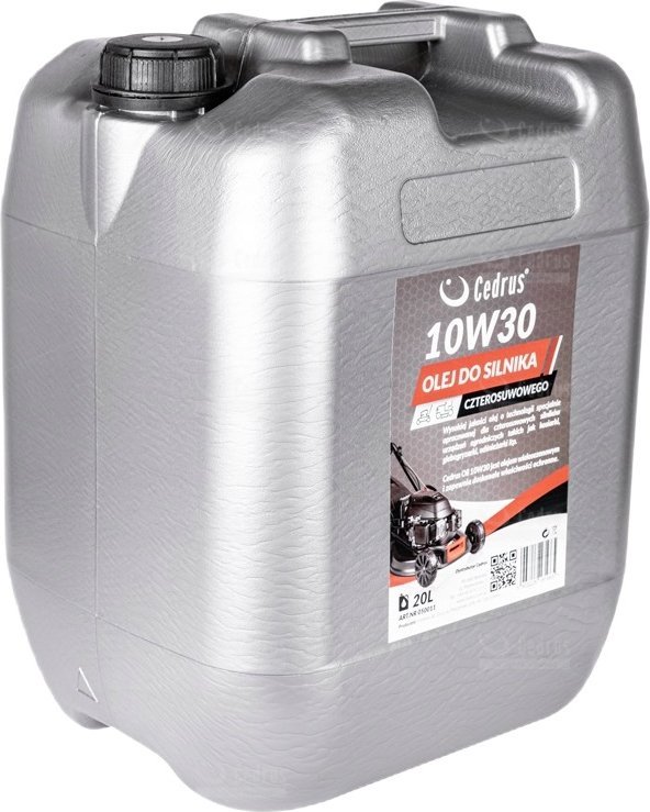 Cedrus OLEJ SILNIKOWY CEDRUS 10W-30 BECZKA 20L DO SILNIKA KOSIAREK TRAKTORKÓW AGREGATÓW GLEBOGRYZAREK ZAMIATAREK NAC,OLEO-MAC,STIHL,B&S Briggs & Strat