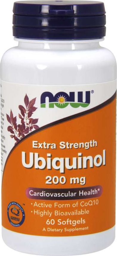 NOW Foods NOW Foods - Ubichinol, 200mg, 60 kapsułek miękkich