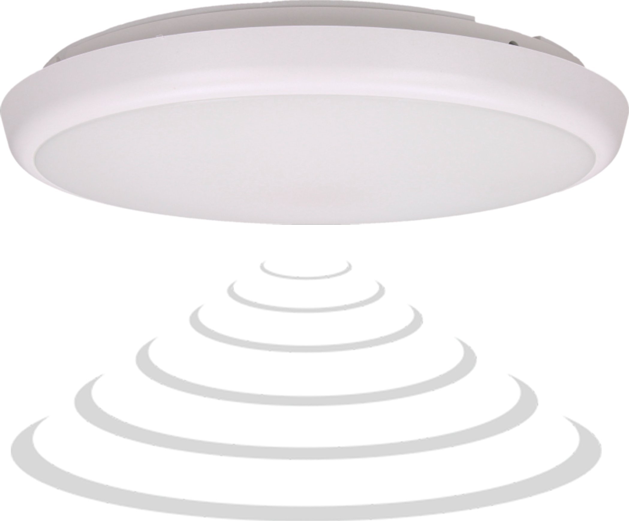 Lampa sufitowa Orno CERS LED plafon z mikrofalowym czujnikiem ruchu, LED 22W, 2000lm, IP65, 4000K, poliwęglan mleczny biały, funkcja przyciemnienia