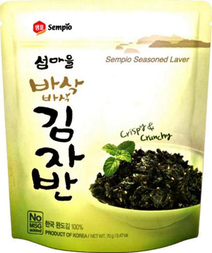 Sempio Chipsy z alg morskich z sezamem 50g - SEMPIO