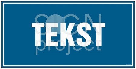 ZN060 - Znak na zamówienie Wzór D-010 400x200