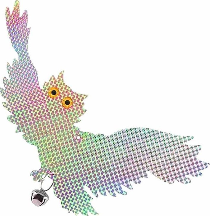 Aptel Odblaskowy ODSTRASZACZ Ptaków w Kształcie Lecącej Sowy 40x20cm OD19A