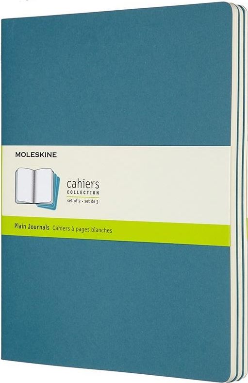 Moleskine Zestaw 3 zeszytów Cahier Journals 19x25 gładki