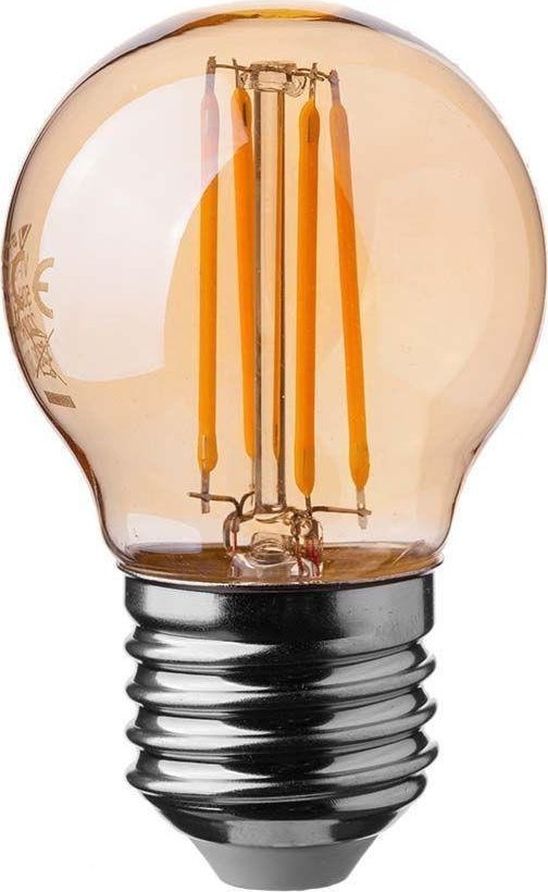 V-TAC Żarówka LED V-TAC 4W Filament E27 G45 Bursztyn VT-1974 2200K 350lm
