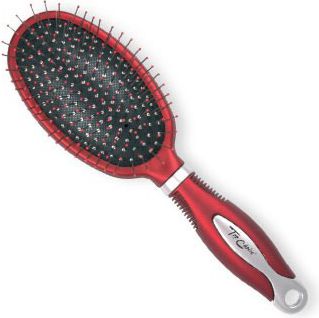 Top Choice Szczotka szeroka srebrno-burgundowa (6563169)