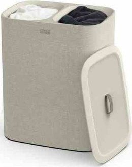 Kosz na pranie Joseph Joseph Podwójny kosz na pranie 60l ecru JOSEPH JOSEPH