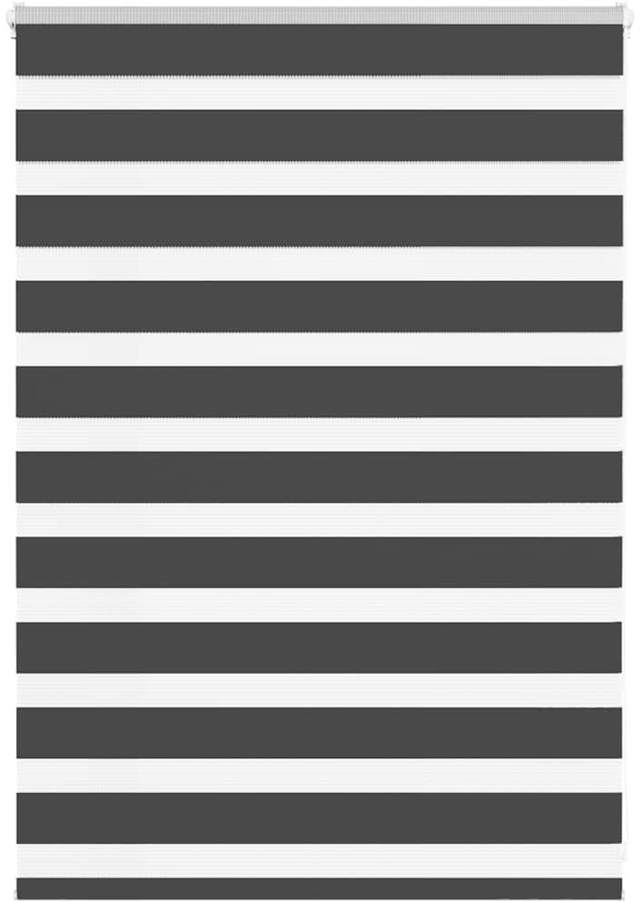 Roleta zebra, czarna, szerokość tkaniny 110,9cm, poliester