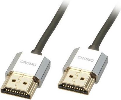Kabel Lindy HDMI - HDMI 2m srebrny (41672)