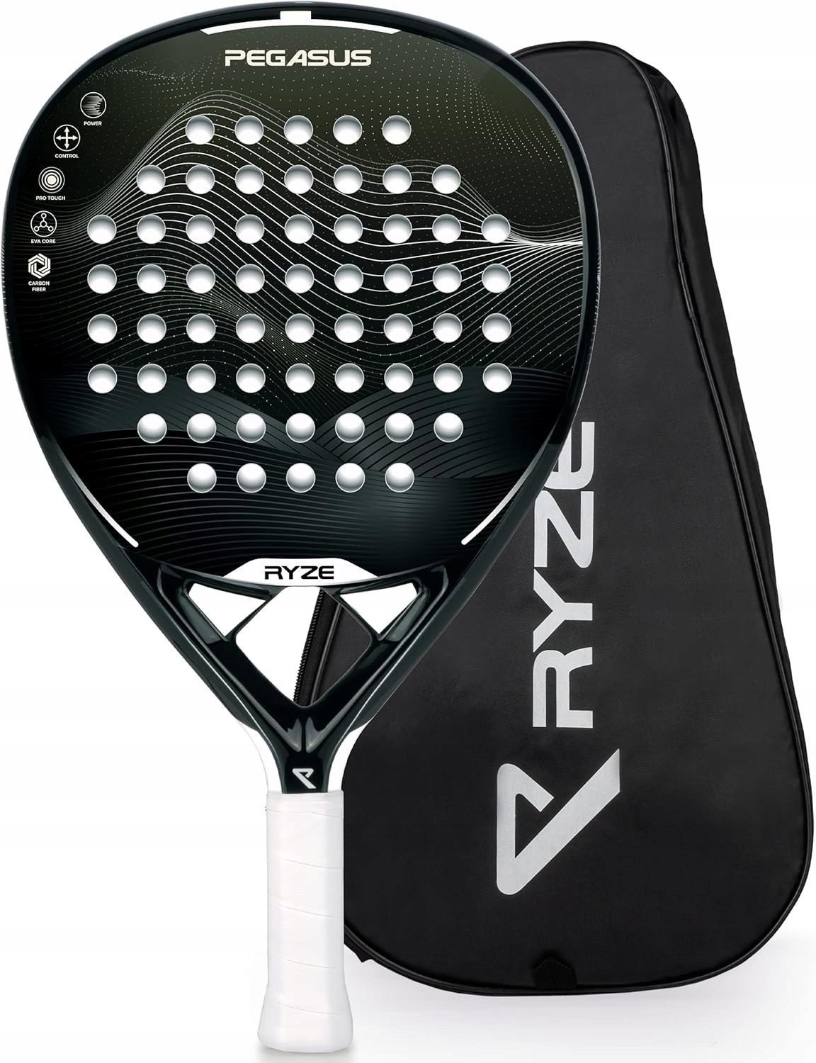 RYZE Pegasus rakieta do padla 100% włókna węglowego 360 g lekka