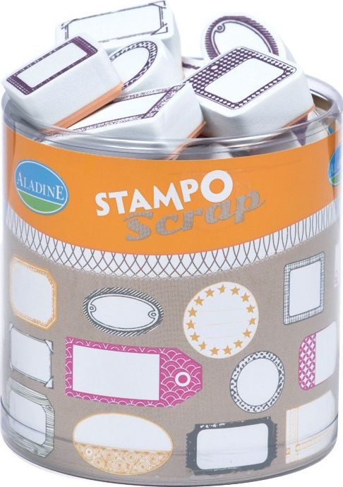 Aladine Stempelki do Scrapa Etykiety