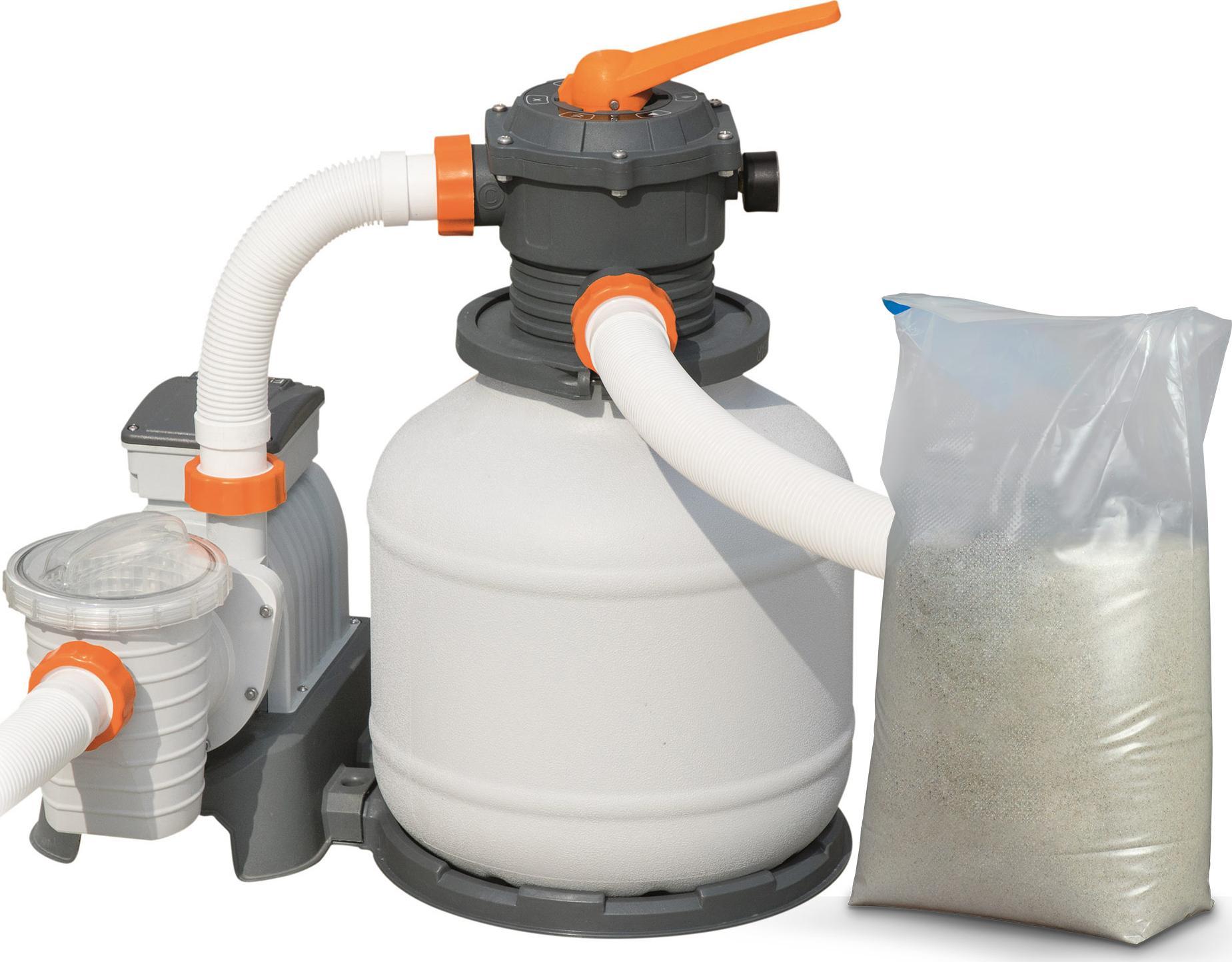 Bestway Pompa piaskowa 8327 l/h Bestway 58499 +piasek 25kg