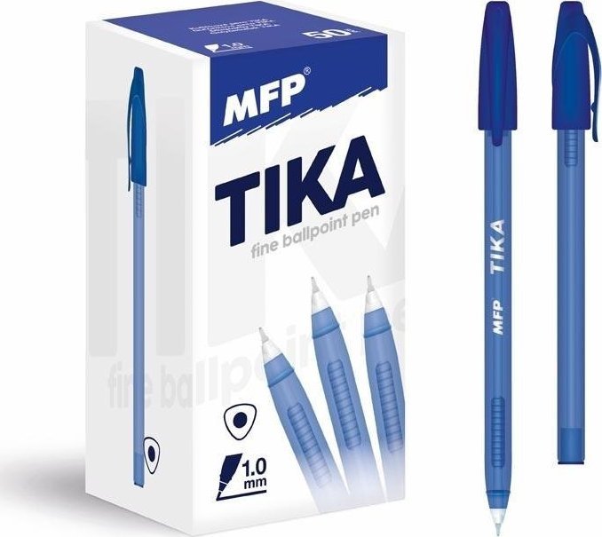 Teka Długopis Tika 107 niebieski (50szt)