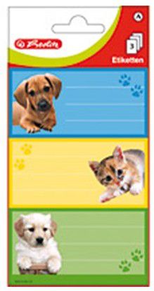 Herlitz Naklejki kotek/pieski