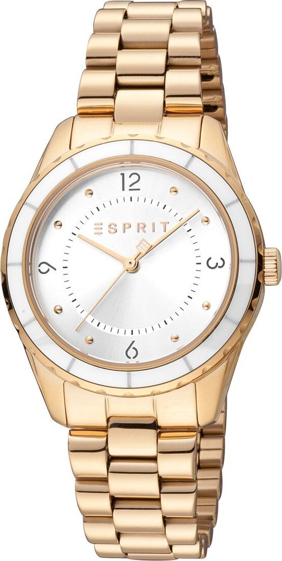 Esprit Zegarek marki Esprit model ES1L348M kolor Zółty. Akcesoria damski. Sezon: Cały rok NoSize