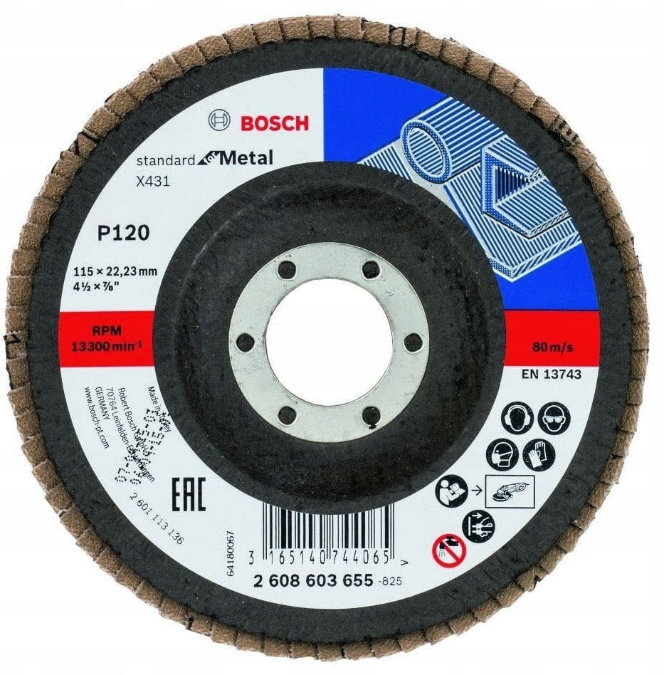 TARCZ/LISTK,X431WYG, 115x22.23mm, G120