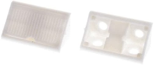 RETAINER ANGULAR CF-9080 20X20MM WHITE