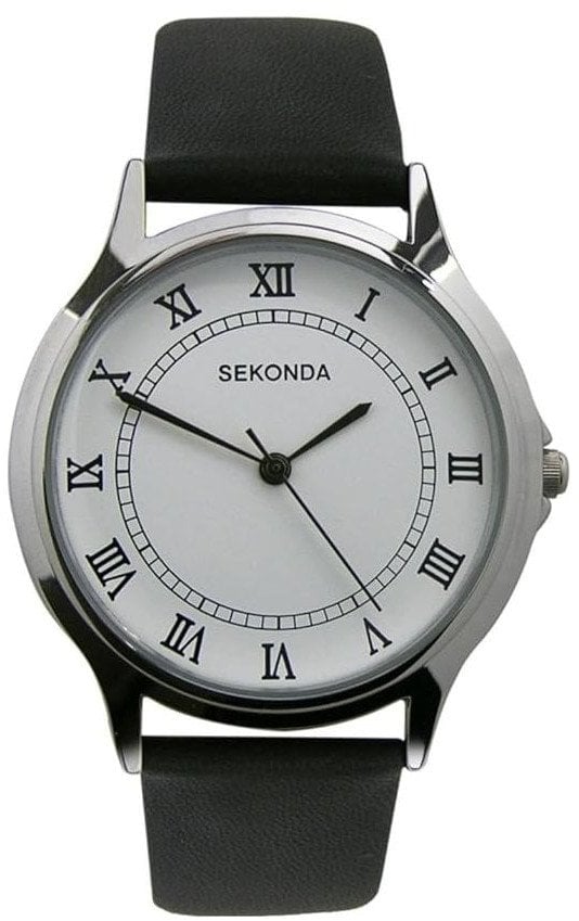 Zegarek Sekonda , , Quartz Leather Strap Watch, 3022.82, For Men For Men