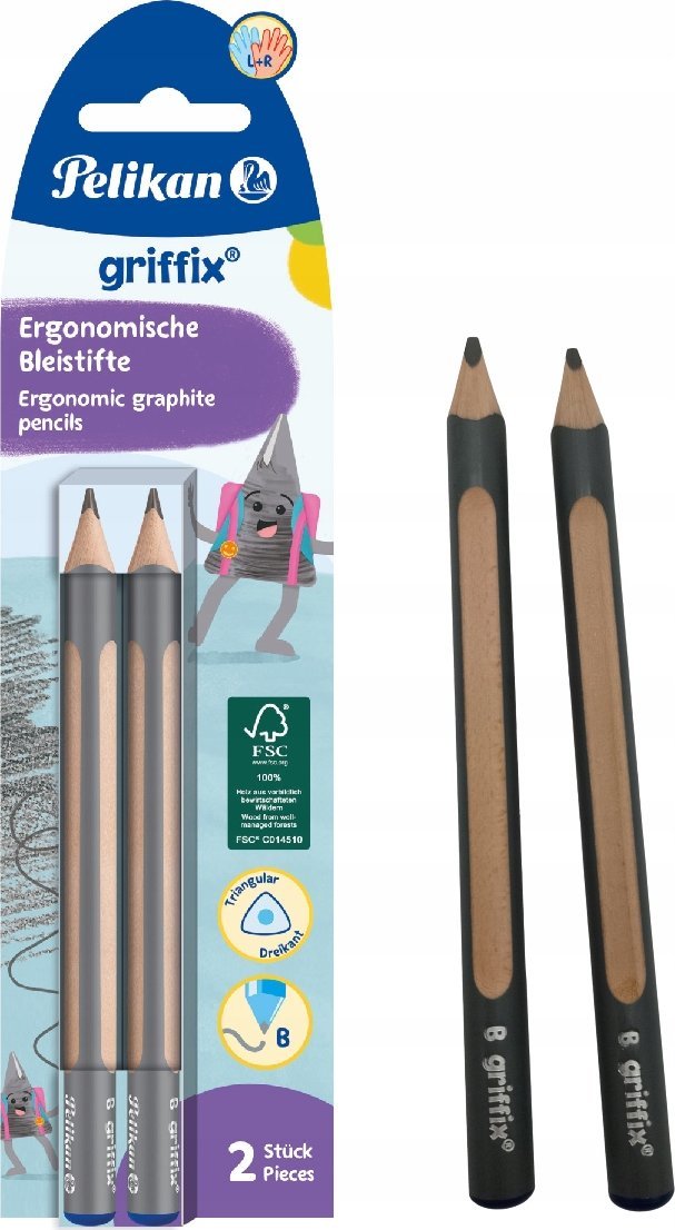 Pelikan Pelikan 817028 ołówek grafitowy B 2 szt.