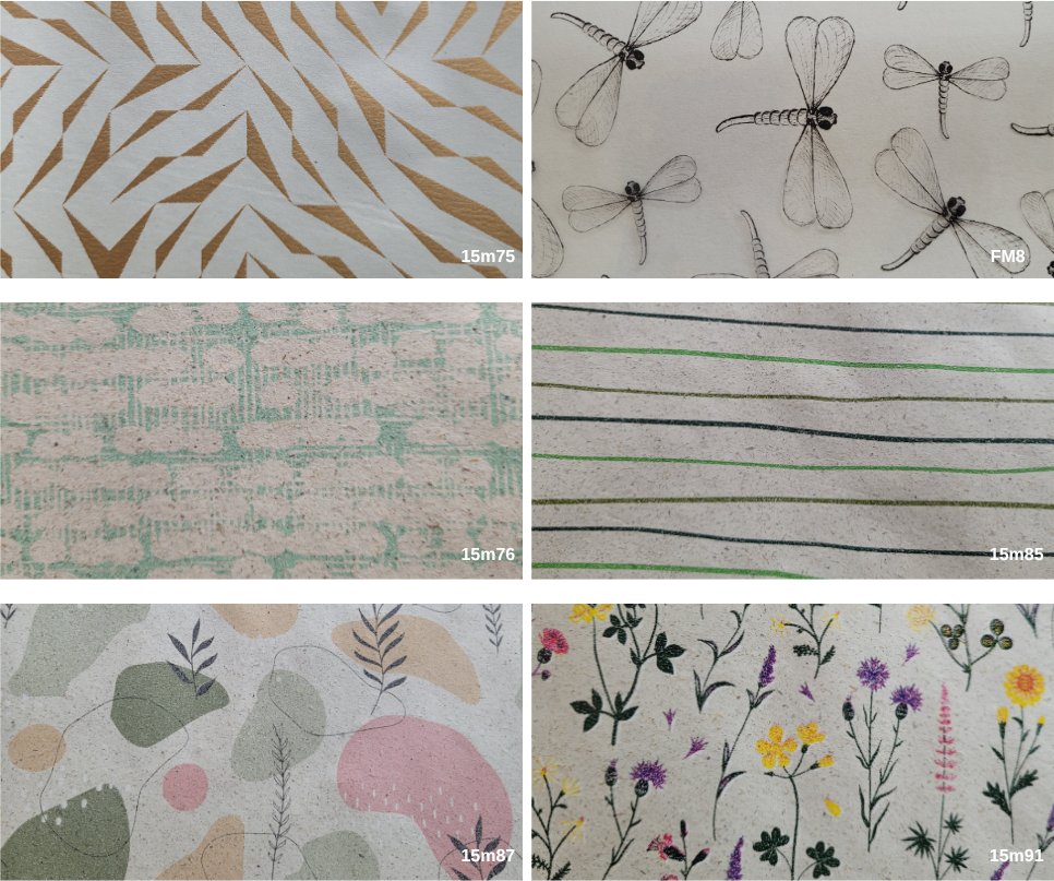 Zestaw papierów do pakowania różne wzory 70cmx1,5m 60szt ZST82