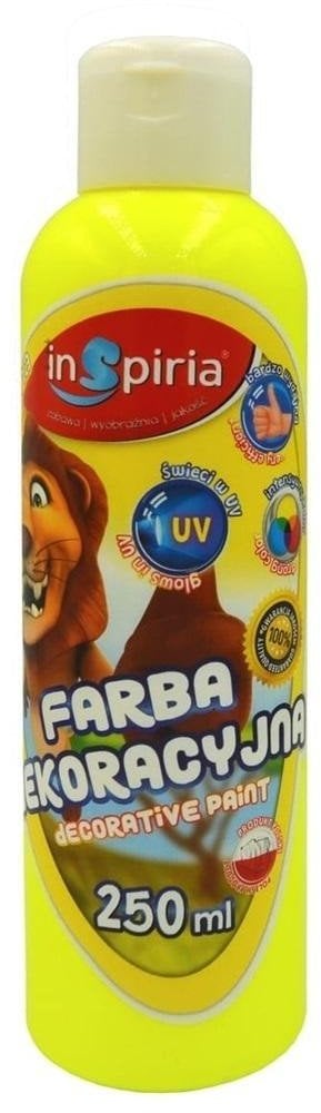 SCHEMAT Farba dekoracyjna fluorescencyjna żółta 250ml