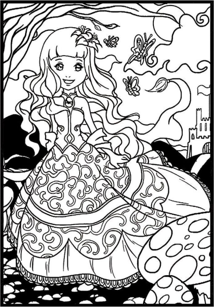 KolorowankaWelwetowa 29,7x21 Księżniczka