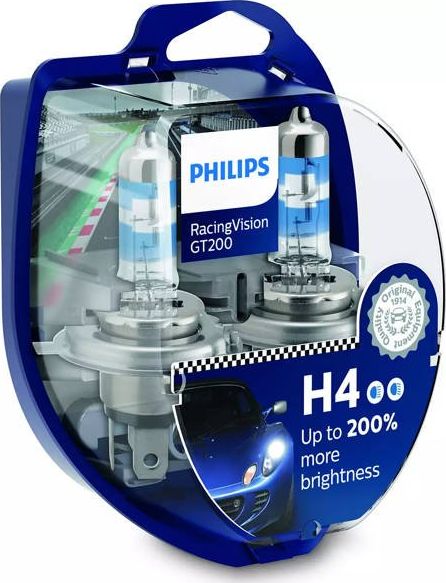 Philips Philips H4 Racing Vision GT200 200% duo 2szt/kpl uniwersalny