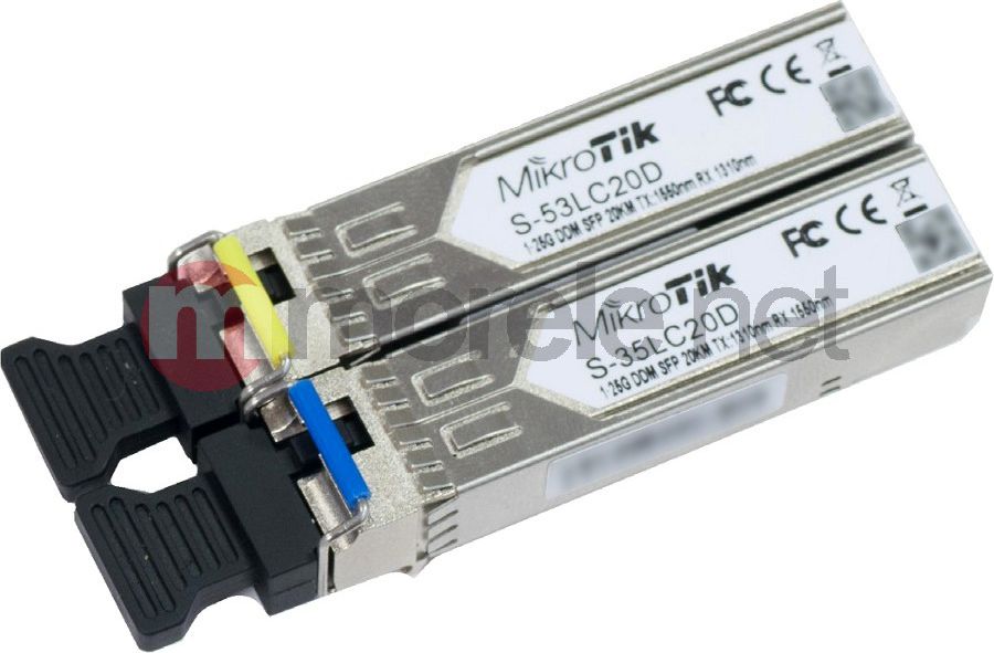 Moduł SFP MikroTik Zestaw dwóch transceiverów S-3553LC20D