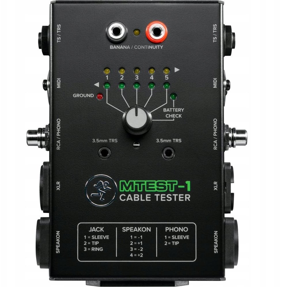 Mackie MACKIE M TEST 1 - Tester kabli audio