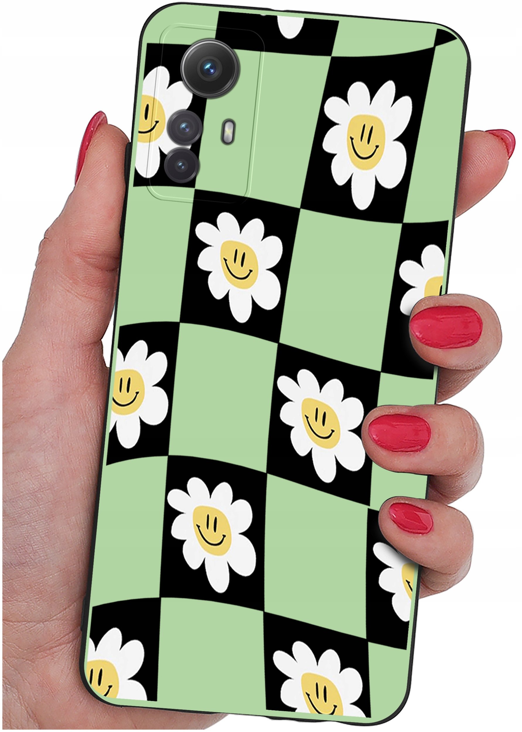 ETUI do Xiaomi Redmi Note 12S | WZORY | SILIKONOWE MATT CASE + SZKŁO 9H