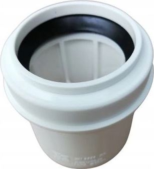 AQUER Redukcja PCV 50x40 krótka biała (DK116)
