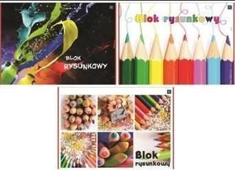 Interdruk Blok rysunkowy A3 20k biały 10szt.