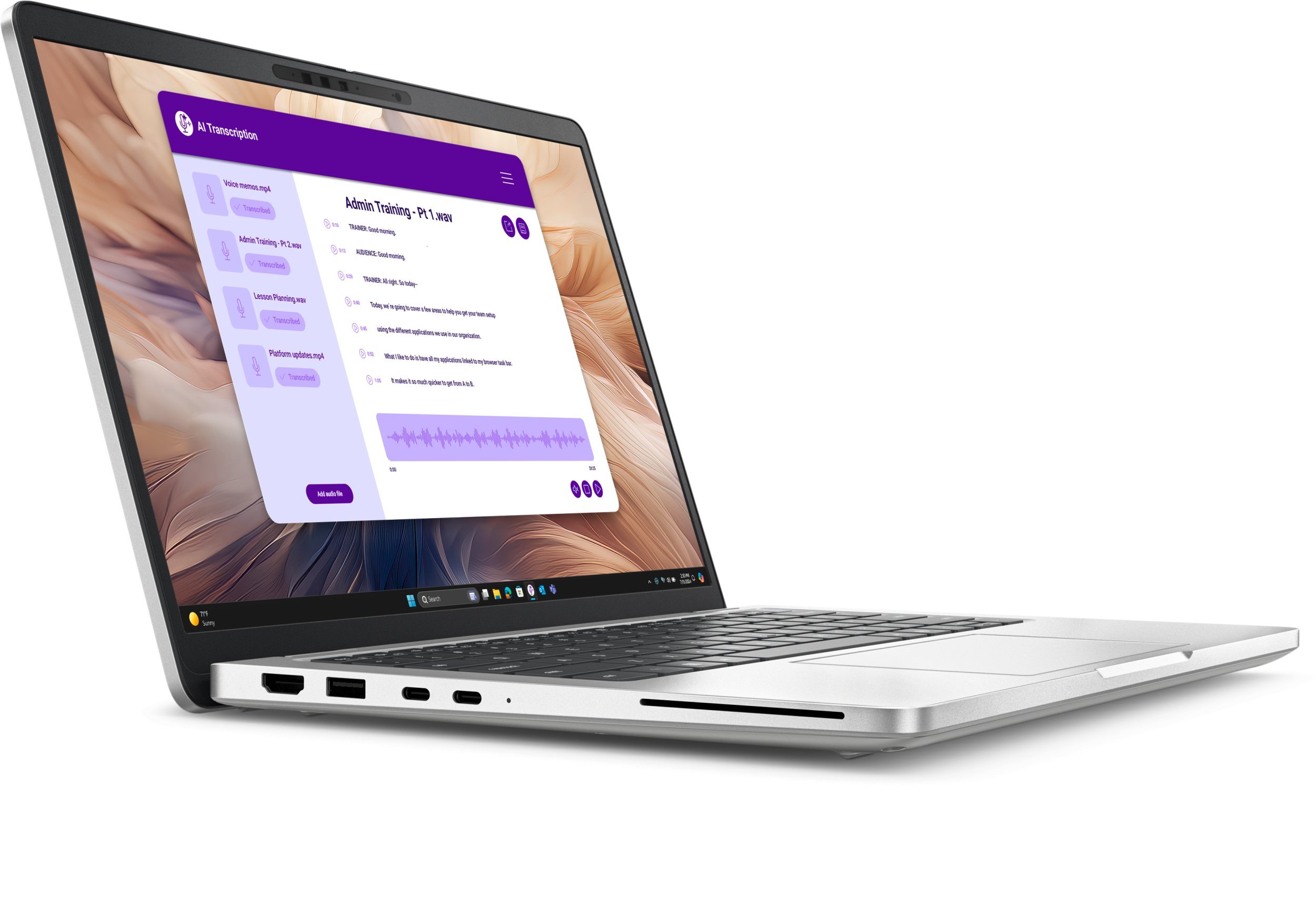 DELL Pro 13 Plus PB13250 Copilot+ PC Intel Core Ultra 5 236V Laptop 33,8 cm (13.3") Ekran dotykowy Full HD+ 16 GB LPDDR5x-SDRAM 512 GB SSD Windows 11