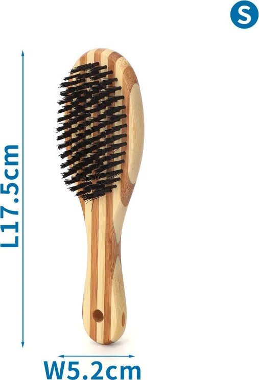 Nobleza Jednostronny grzebień z włosia z nadrukiem zebry Jednostronny grzebień z włosia z nadrukiem zebry