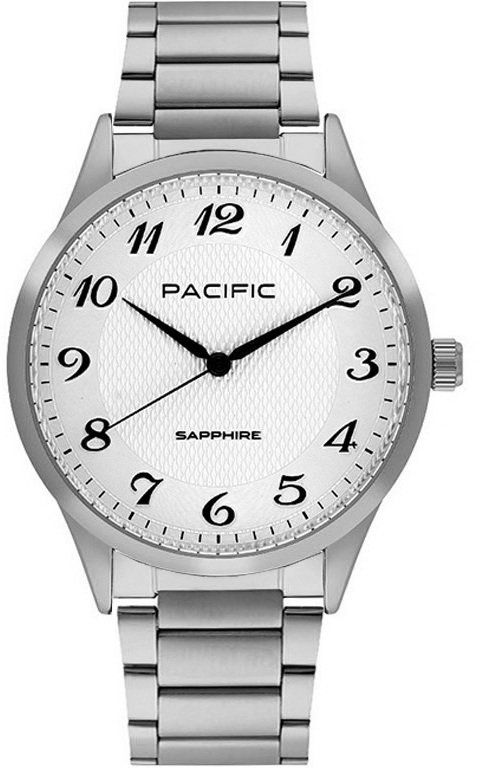 Zegarek męski PACIFIC-stalowy-szkło SZAFIR- BMB-1102-01