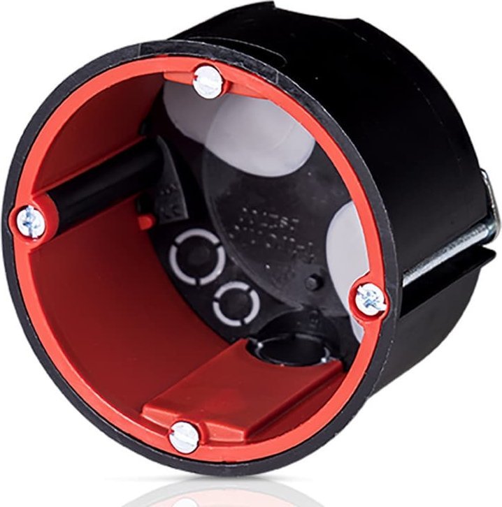 Simet Puszka przeciwogniowa z membraną hermetyczna akustyczna czarna gł 50 z wprowadzeniem rur i przewodów 86161007