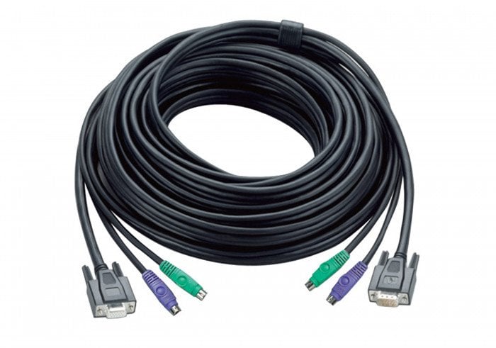 Aten CABLE HD15M/MD6M/MD6M--HD15F 1.8M (2L1001P)