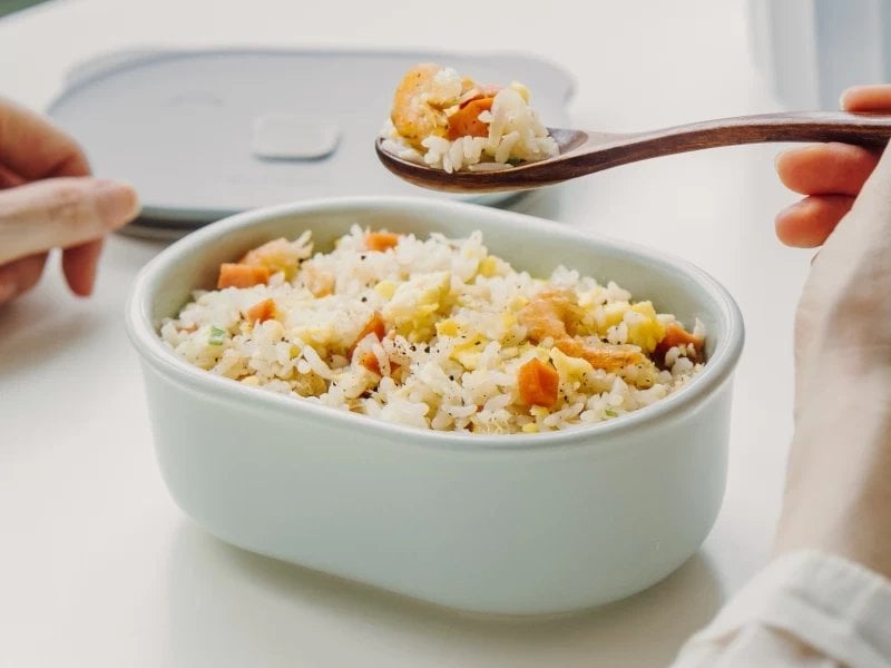 BUYDEEM Ceramiczny pojemnik na żywność 500 ml, model CT3007, kolor Cozy Greenish