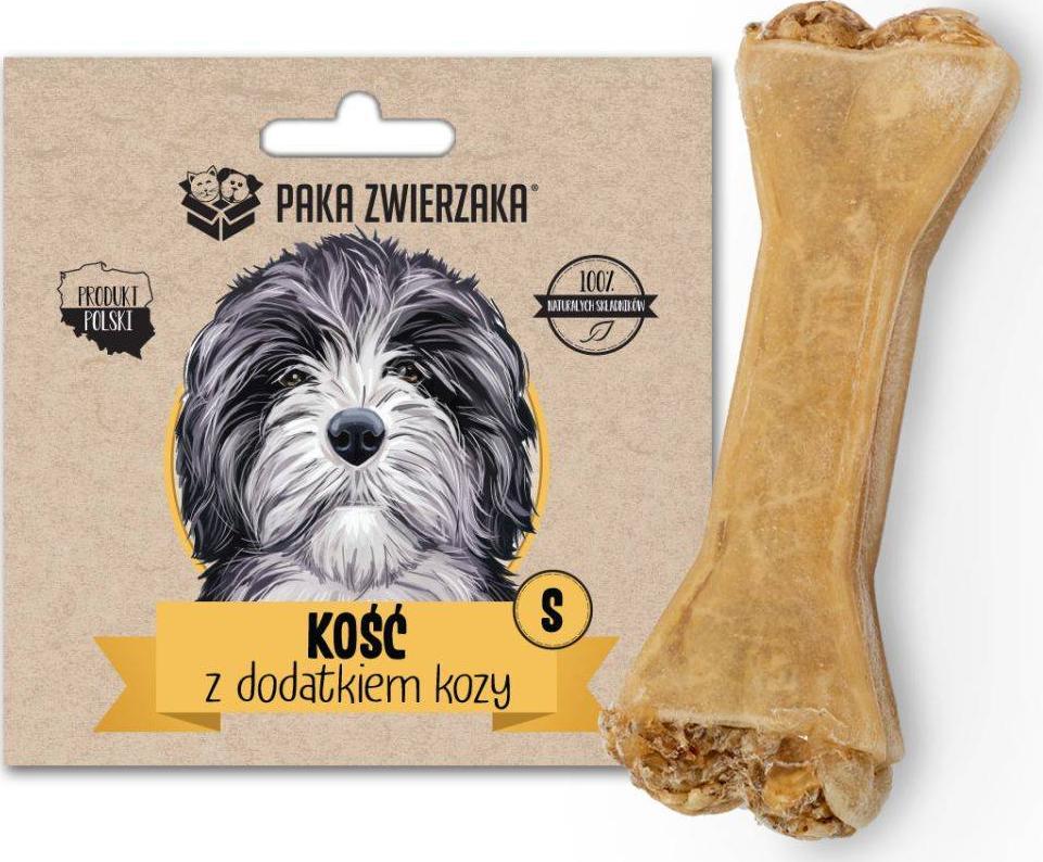 Paka Zwierzaka Kość z Dodatkiem Kozy S Przysmak Dla Psa 35 g