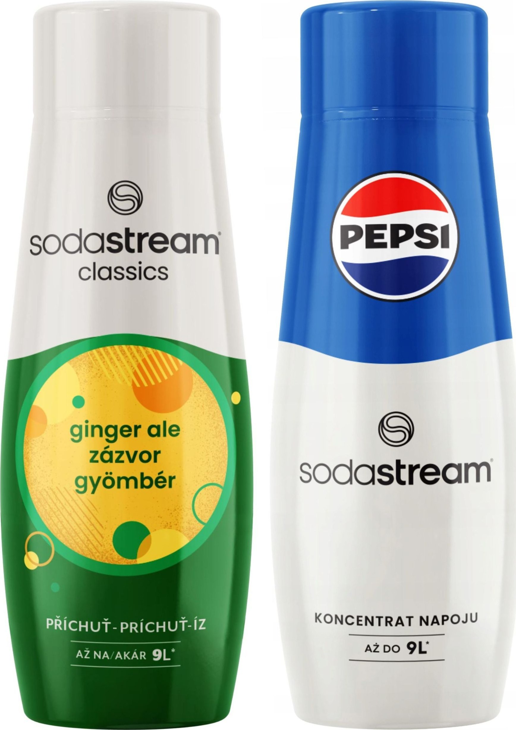 2x Syrop do Saturatora SODASTREAM Imbir Ginger + PEPSI Koncentrat do Wody