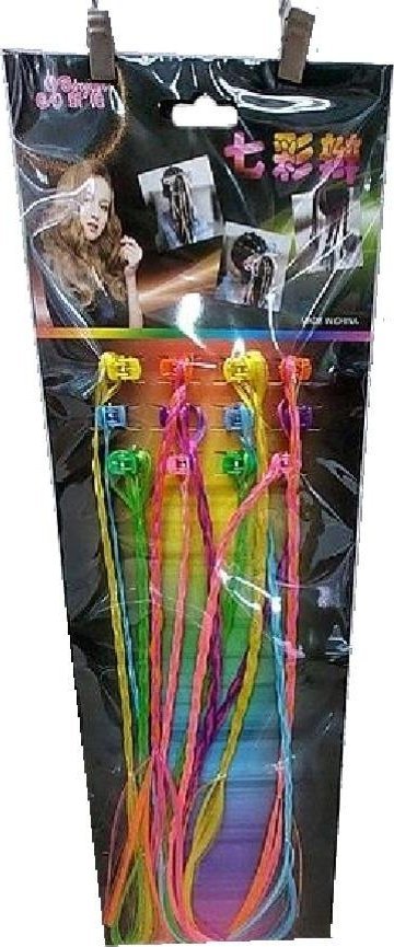 Warkoczyki doczepiane ze spinką 12szt