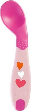 Chicco Łyżka dla dzieci Pierwsza 8M+ różowa