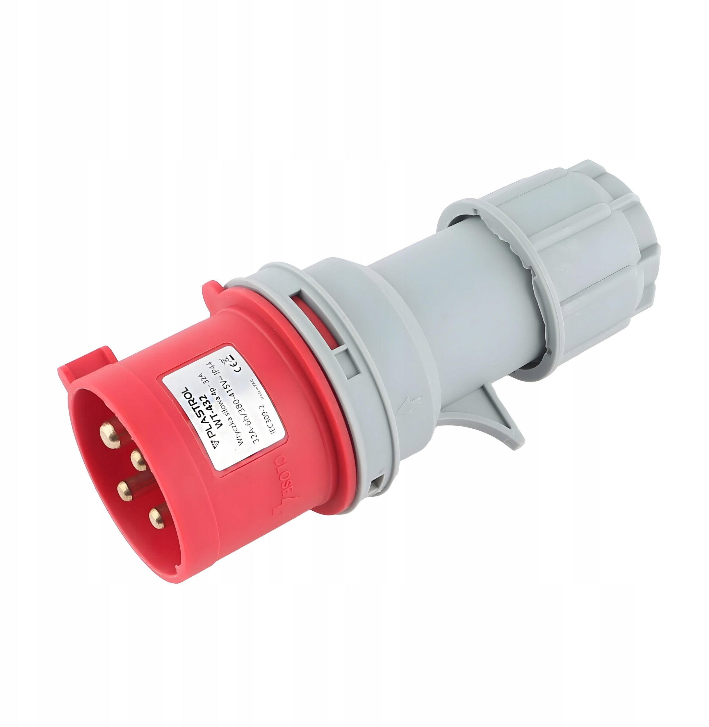 Wtyczka siłowa 4p - 32A WT-432 Plastrol