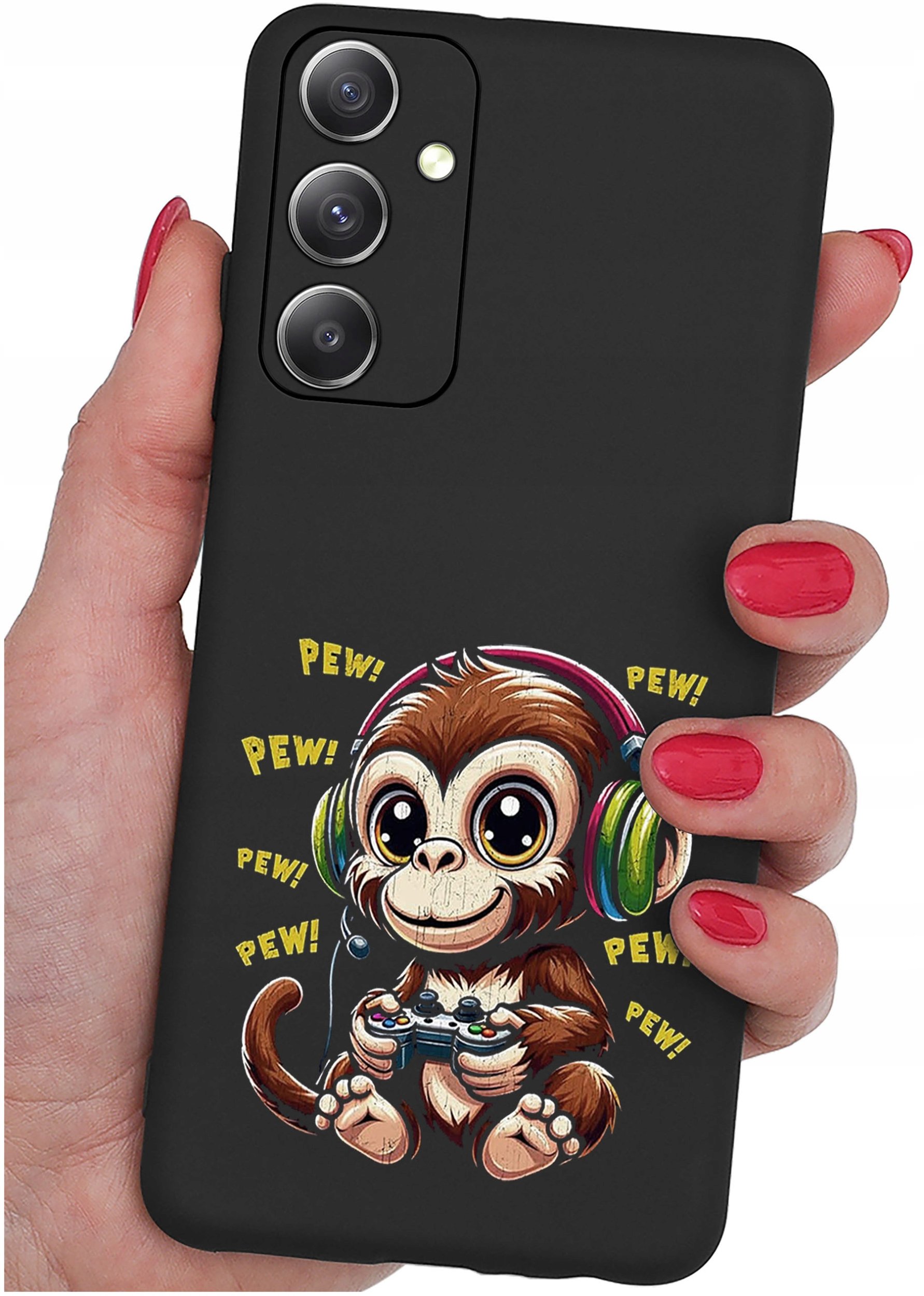 ETUI do Samsung Galaxy M23 5G WZORY |SILIKONOWE MATT CASE + SZKŁO 9H